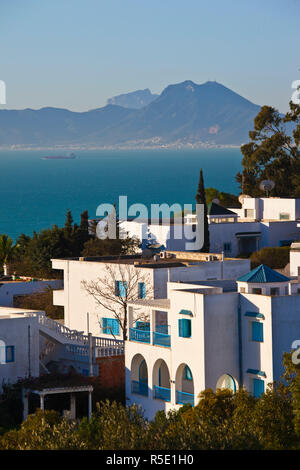 Tunesien, Sidi Bou Said, Dorf detail Stockfoto