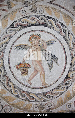 Tunesien, Tunesien Central Coast, El Jem, El Jem Museum Römerzeit Mosaik Stockfoto