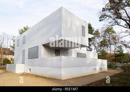 Bauhaus Gropius Haus nun eine Kunstgalerie eine Der Meisterhauser in Dessau, Deutschland. Stockfoto