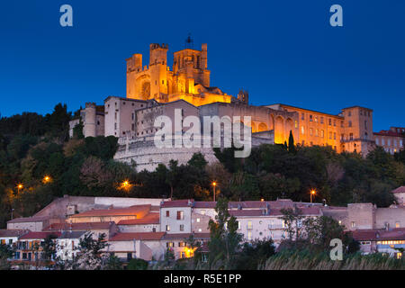 Frankreich, Languedoc-Roussillon, Hérault Abteilung, Beziers, Cathedrale St-Nazaire Kathedrale Stockfoto
