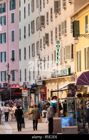 Frankreich, Korsika, Corse-du-Sud, Haute-Corse West Coast Region, Ajaccio, rue Kardinal Stockfoto