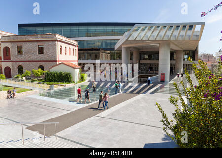 Neue Akropolis Museum, von Architekt Bernard Tschumi, Athen, Griechenland konzipiert Stockfoto