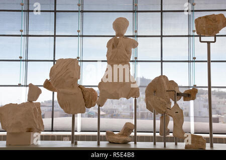 Neue Akropolis Museum, von Architekt Bernard Tschumi, Athen, Griechenland konzipiert Stockfoto