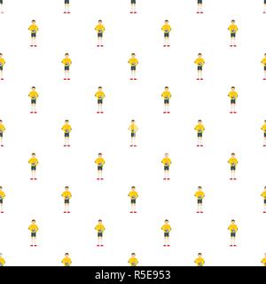 Spieler mit Ball Muster nahtlose Vektor wiederholen Sie den Vorgang für alle Web Design Stock Vektor