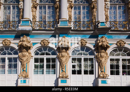 Russland, St. Petersburg, Pushkin-Tsarskoye Selo, Catherine Palace Stockfoto