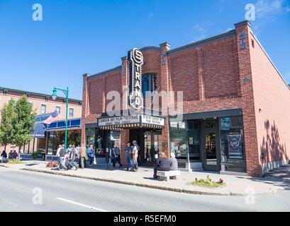 ROCKLAND, Maine - September 20, 2015: Rockland, Maine, mit einer Bevölkerung von 7,297. ist ein beliebtes Reiseziel und ist ein Ausgangspunkt für die Stockfoto