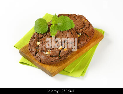 Die Mutter Chocolate Fudge cookies Stockfoto