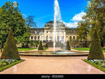 Schlossgarten in Fulda Stockfoto