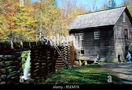 Mingus Mill, Great Smoky Mountains National Park, North Carolina Stockfoto