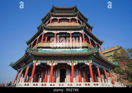 China, Peking, Sommerpalast, der buddhistischen Duft Pavillon Stockfoto