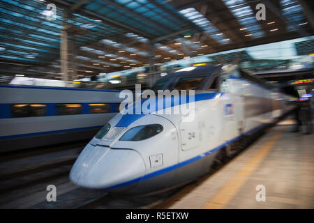Südkorea, Seoul, Seoul Bahnhof, KTX Express Zug Stockfoto