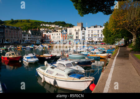 UK, Devon, Dartmouth, The Quay Stockfoto