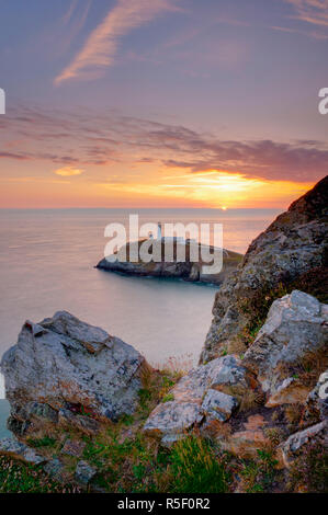 Großbritannien, Wales, Anglesey, Holy Island, South Stack Lighthouse Stockfoto