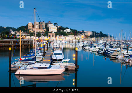 Großbritannien, England, Devon, Torbay, Torquay, Torquay Hafen Stockfoto