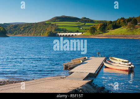 Großbritannien, England, Derbyshire Peak District National Park, Ladybower Reservoir Stockfoto