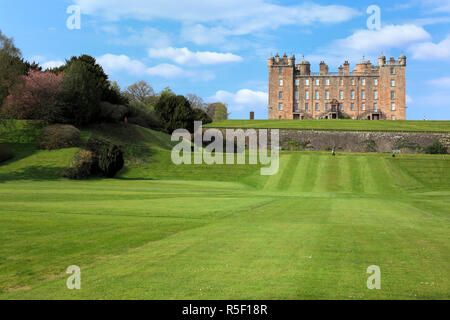 Park, Drumlanrig Castle, Dumfries and Galloway, Schottland, Großbritannien Stockfoto