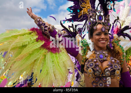 Vereinigtes Königreich, England, London, Ladbrook Grove, Nottinghill Carnival Stockfoto