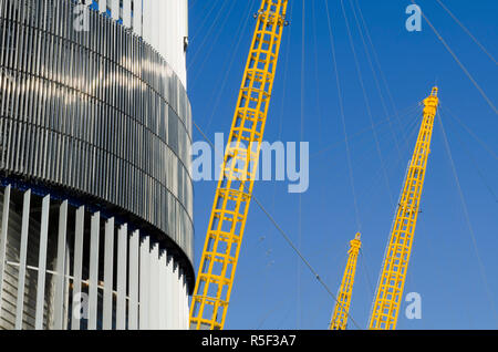 Großbritannien, England, London, O2 Arena, ehemals Millennium Dome oder die Kuppel Stockfoto