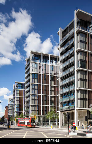Eine Hyde Park Apartments (die meisten teuren Wohnungen in Großbritannien), Knightsbridge, London, England, Großbritannien Stockfoto