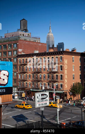 Gebäude an der 10th Avenue, Chelsea, Manhattan, New York City, USA Stockfoto