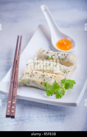 Rice Paper Rolls Stockfoto