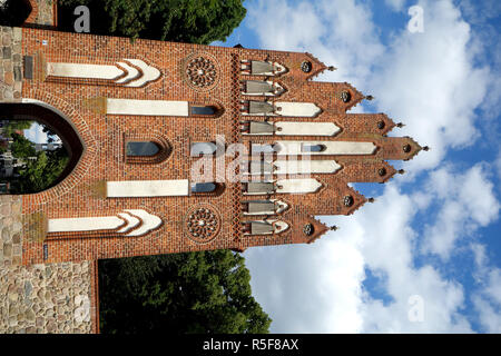 Stadtmauer und wiekhaus in Neubrandenburg Stockfoto