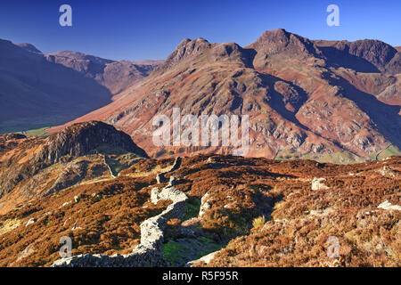 In den späten Herbst im Nationalpark Lake District, Pike aus Lingmoor Stockfoto