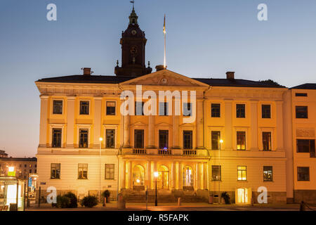 Göteborg City Hall und der Deutschen Kirche. Göteborg, Vasstergotland und Bohuslan, Schweden. Stockfoto