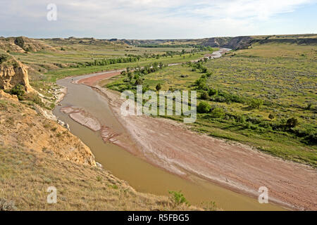 In einem Western River im späten Frühjahr Bend Stockfoto