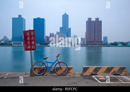 Taiwan Kaohsiung, Liebe Pier Stockfoto