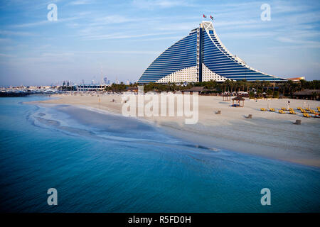 Vereinigte Arabische Emirate (VAE), Dubai, Jumierah Beach Hotel und Resort Stockfoto