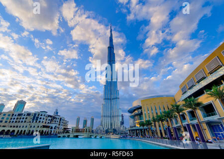 Vereinigte Arabische Emirate, Dubai, Burj Khalifa Stockfoto