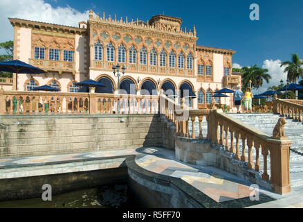 USA, Florida, Sarasota, Ca'd'Zan, Herrenhaus von John und Mable Ringling, venezianischen Gotik, 1926 Stockfoto