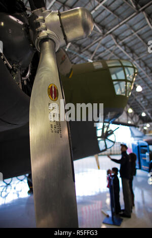 USA, Colorado, Denver, Flügel über die Rockies, Air und Space Museum, den Zweiten Weltkrieg - ära B-18 Bomber Stockfoto