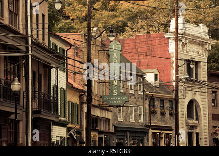 USA, Maryland, Ellicott City, ehemalige Arbeiterstadt, antike jetzt Zentrum Stockfoto