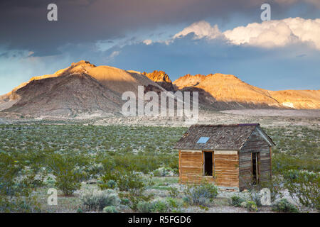 USA, Nevada, Great Basin, Beatty, rhyolith Geisterstadt Stockfoto