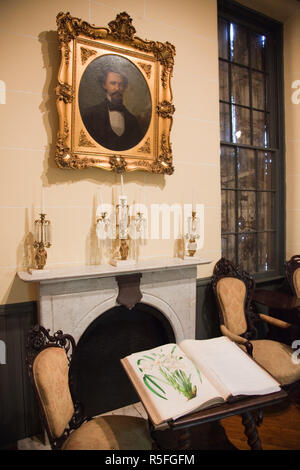 USA, Mississippi, Vicksburg, Old Courthouse Museum, US Bürgerkrieg - ära Zimmer anzeigen Stockfoto