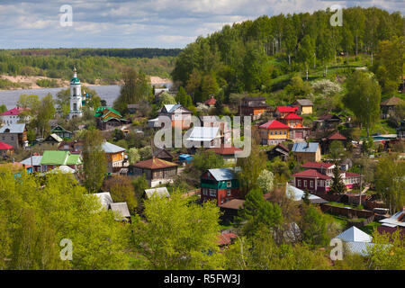 Russland, Oblast, Goldener Ring, Plyos der Wolga Stockfoto