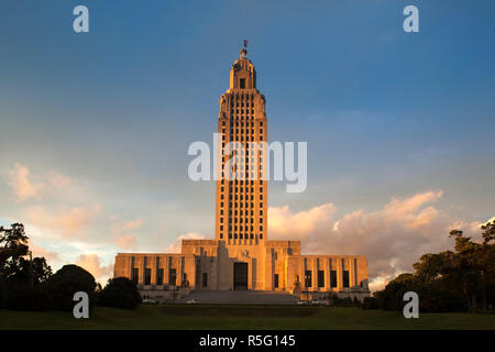 USA, Louisiana, Baton Rouge, Louisiana State Capitol Stockfoto