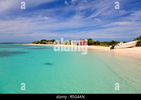 Venezuela, Archipel Los Roques Nationalpark, Crusqui Insel Stockfoto