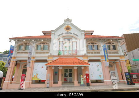 Singapore Philatelic museum in Singapur. Stockfoto