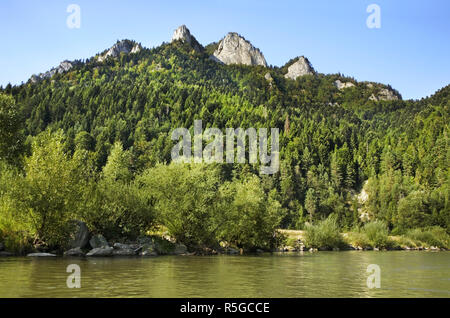 Drei Kronen (Trzy Korony) Berg. Polen Stockfoto