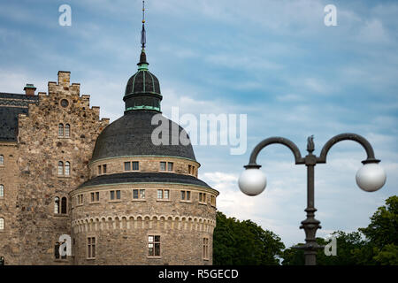 Alte mittelalterliche Burg in Karlskoga, Schweden, Skandinavien Stockfoto