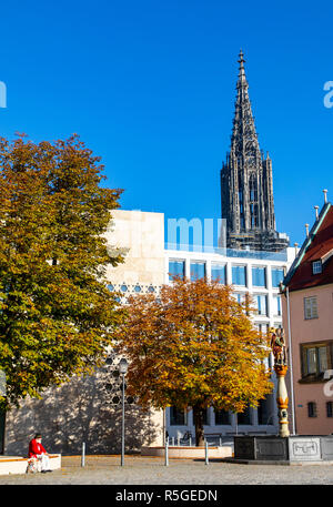 Die neue Synagoge am Weinhof in Ulm, Deutschland, Stockfoto