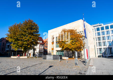 Die neue Synagoge am Weinhof in Ulm, Deutschland, Stockfoto