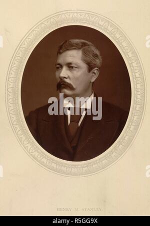 Henry M. Stanley. Männer der Marke: eine Galerie zeitgenössischer Porträts o. Sampson Niedrig, Marston, Searle, & Rivington: London,. Sir Henry Morton Stanley (1841-1904). Britisch-US-Explorer und Journalist. Portrait. Bild von den Männern der Marke: eine Galerie für zeitgenössische Porträts der Männer im Senat unterschieden, die Kirche, in Wissenschaft, Literatur und Kunst, die Armee, die Marine, Recht, Medizin, etc. Fotografiert vom Leben mit Schloss und Whitfield, mit kurze biographische Hinweise von Thompson Cooper. (Geleitet von G. C. Whitfield.) ser. 1-7. Ursprünglich veröffentlicht in Sampson Niedrig, Marston, Searle, & Rivingt Stockfoto