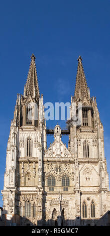 Dom in Regensburg. Stockfoto