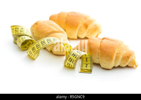 Lecker buttrige Croissants Stockfoto