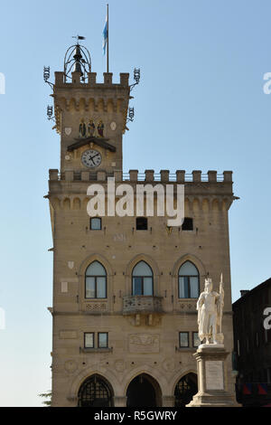 Palazzo Pubblico in San Marino Stockfoto