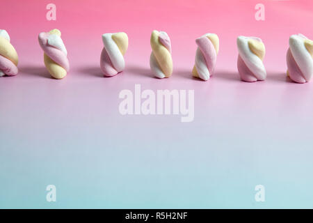 Rainbow Marshmallow Stockfoto
